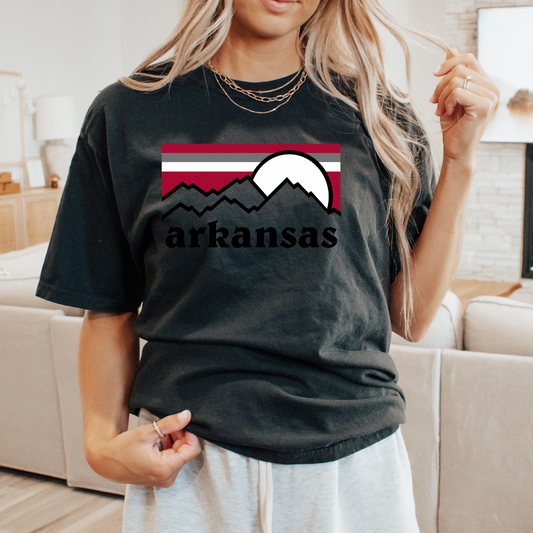 Classic Arkansas Football Comfort Colors Graphic Tee