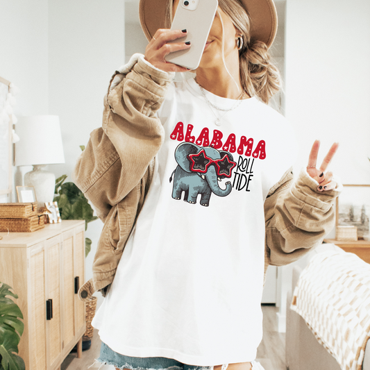 Alabama Roll Tide Football Comfort Colors Graphic Tee