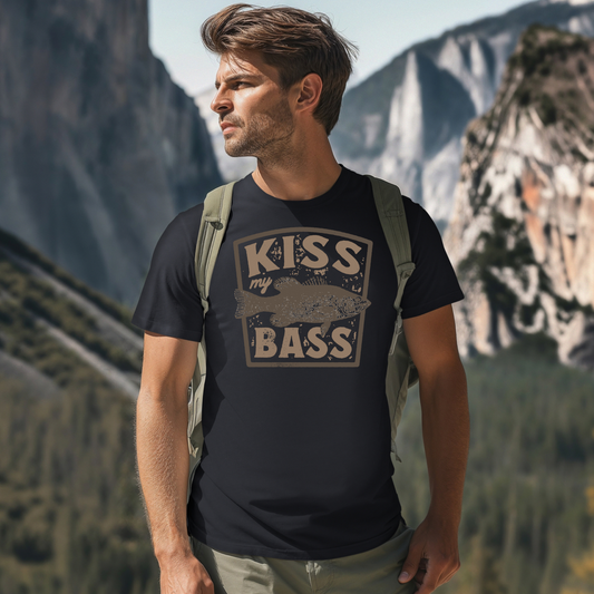 Mens Kiss My Bass Graphic Tee