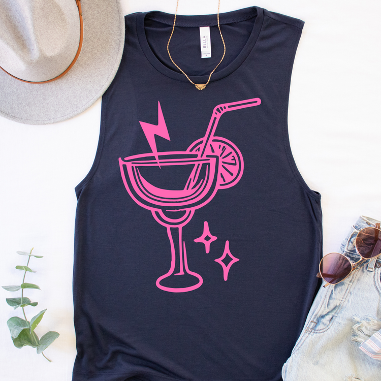 Margarita Pink Summer Tank Top