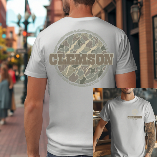 Clemson Mens Football Graphic Tee