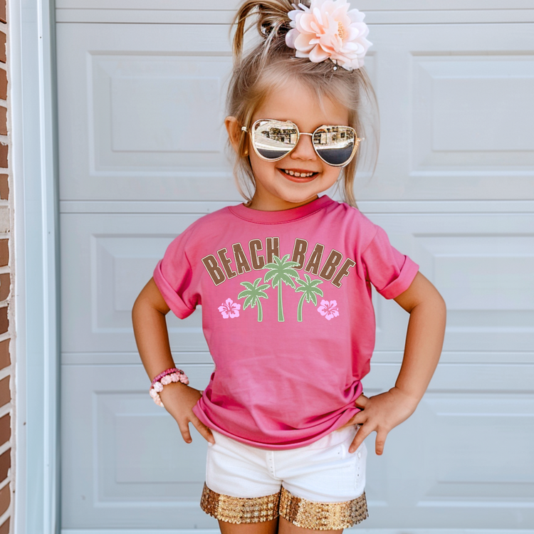 Beach Babe Kids Summer Graphic Tee