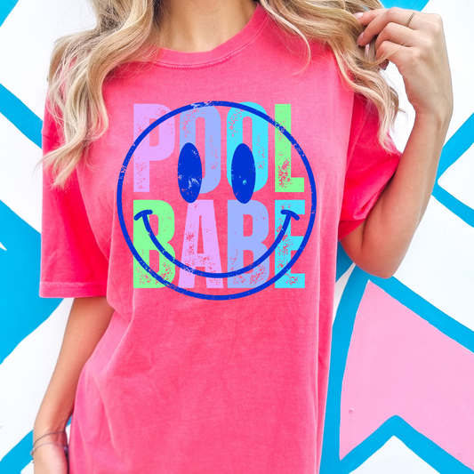 Pool Babe Summer Comfort Colors Graphic Tee