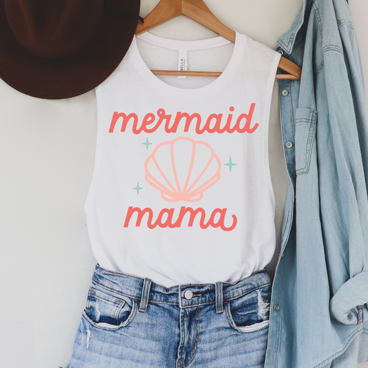 Mermaid Mama Summer Tank Top