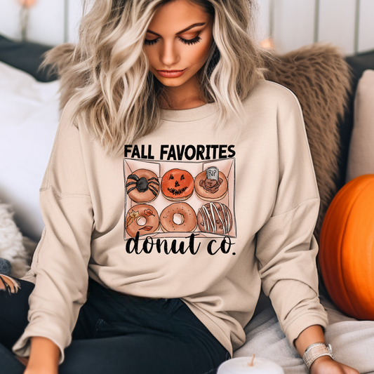 Fall Donuts Halloween Sweatshirt