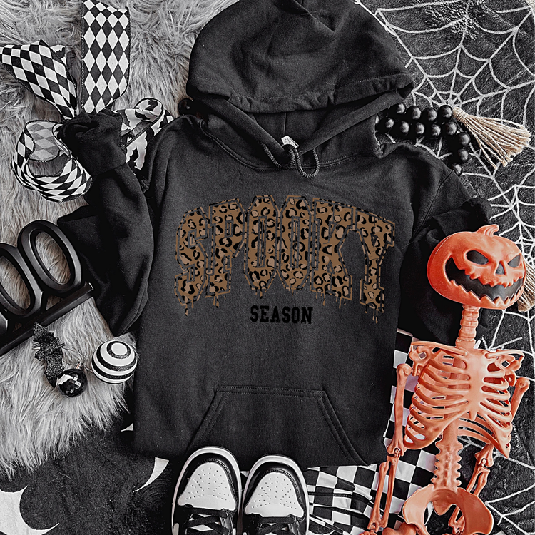 Spooky Leopard Halloween Hoodie