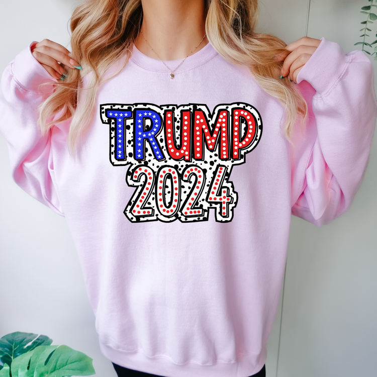 Trump Polkadots Political Sweatshirt