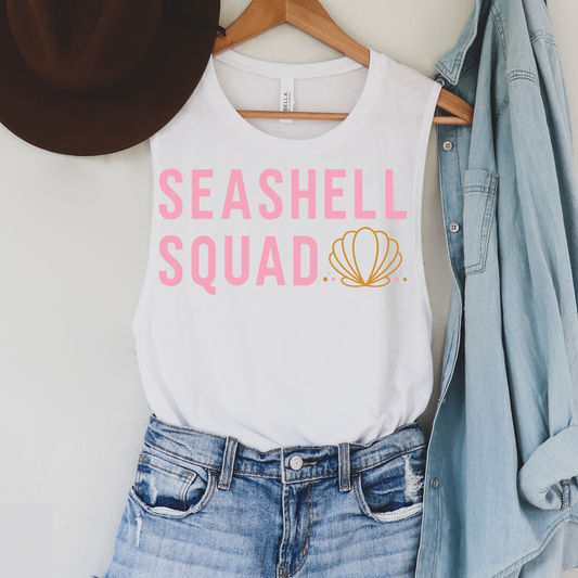 Seashell Squad Summer Tank Top