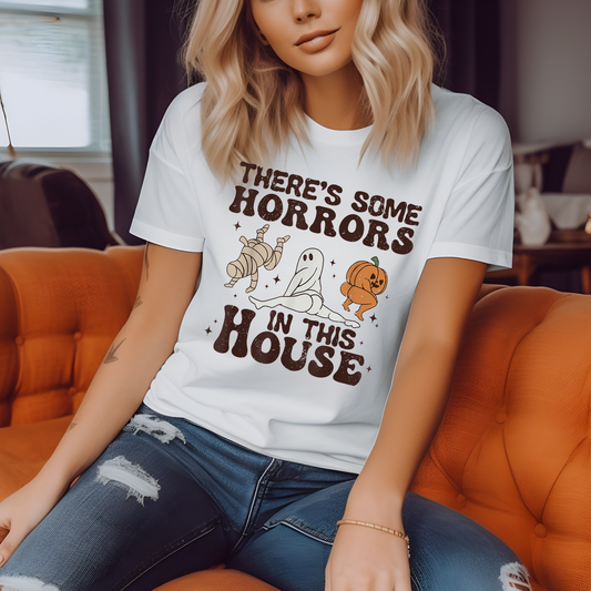 Horrors In This House Adult Graphic Tee