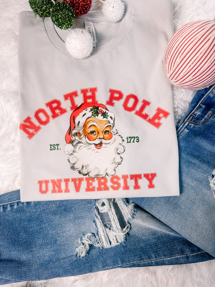 North Pole University Graphic Tee