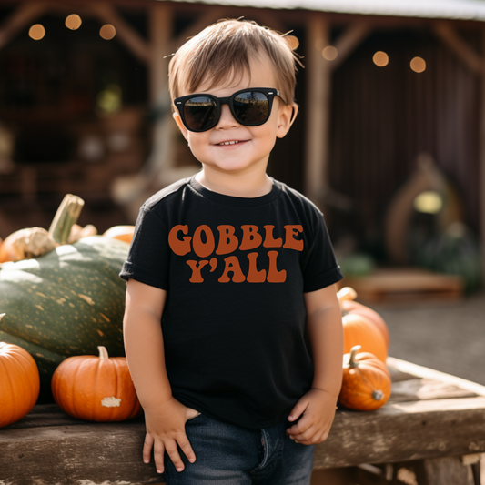 Gobble Yall Kids Graphic Tee