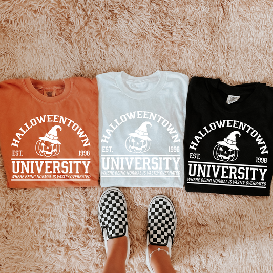 Halloween University Comfort Colors Graphic Tee