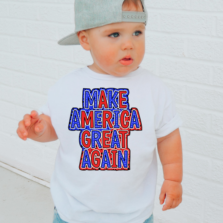 Make America Great Again Kids Political Graphic Tee