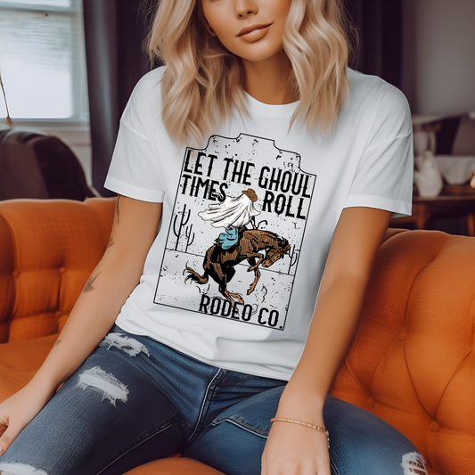 Let The Ghoul Times Roll Adult Graphic Tee