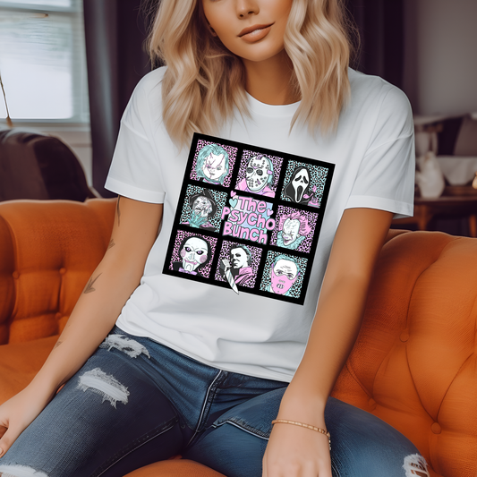 The Psycho Bunch Adult Graphic Tee