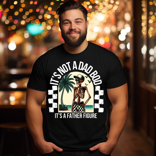 Mens Its Not A Dad Bod Graphic Tee