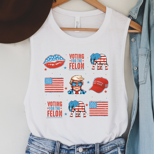 Trump Variation Political Tank Top