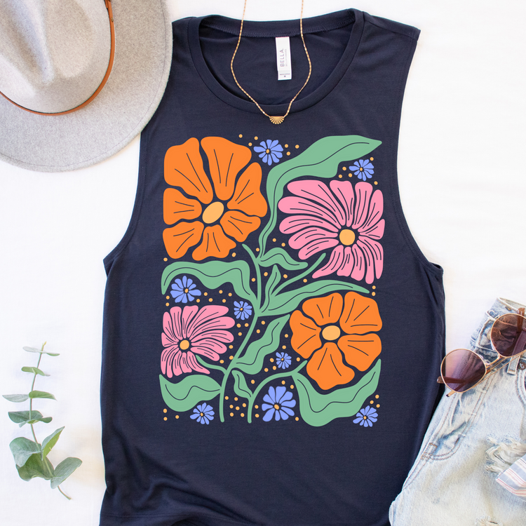 Floral Summer Tank Top