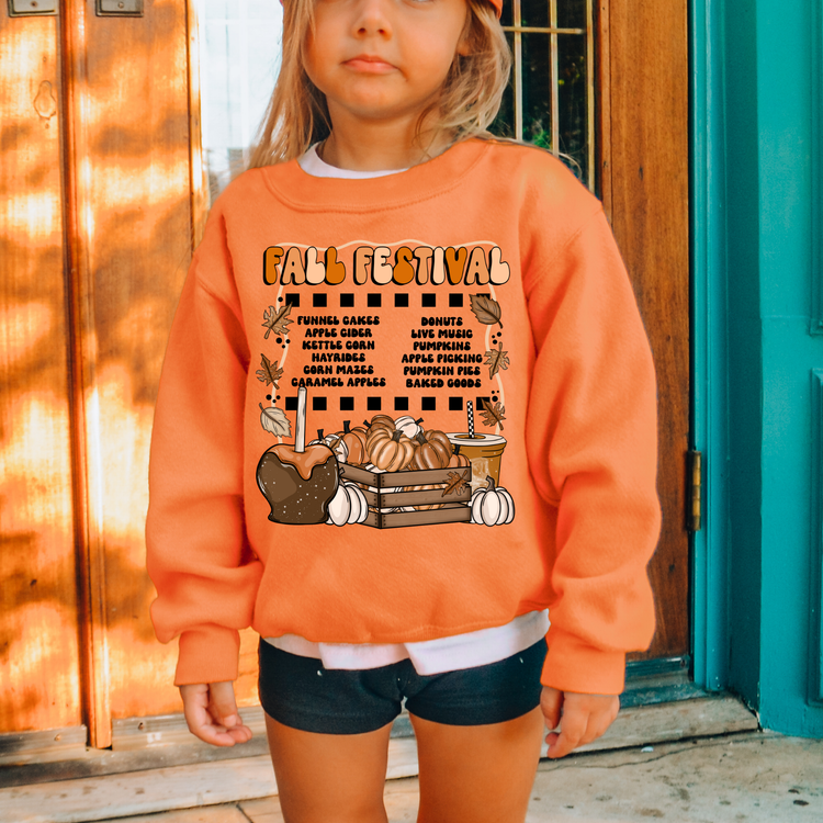 Fall Festival Kids Sweatshirt