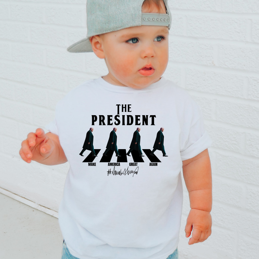 The President Kids Political Graphic Tee