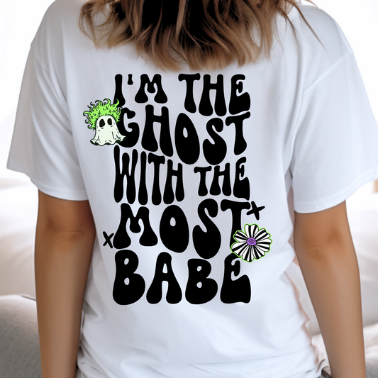 I'm The Ghost With The Most Adult Graphic Tee