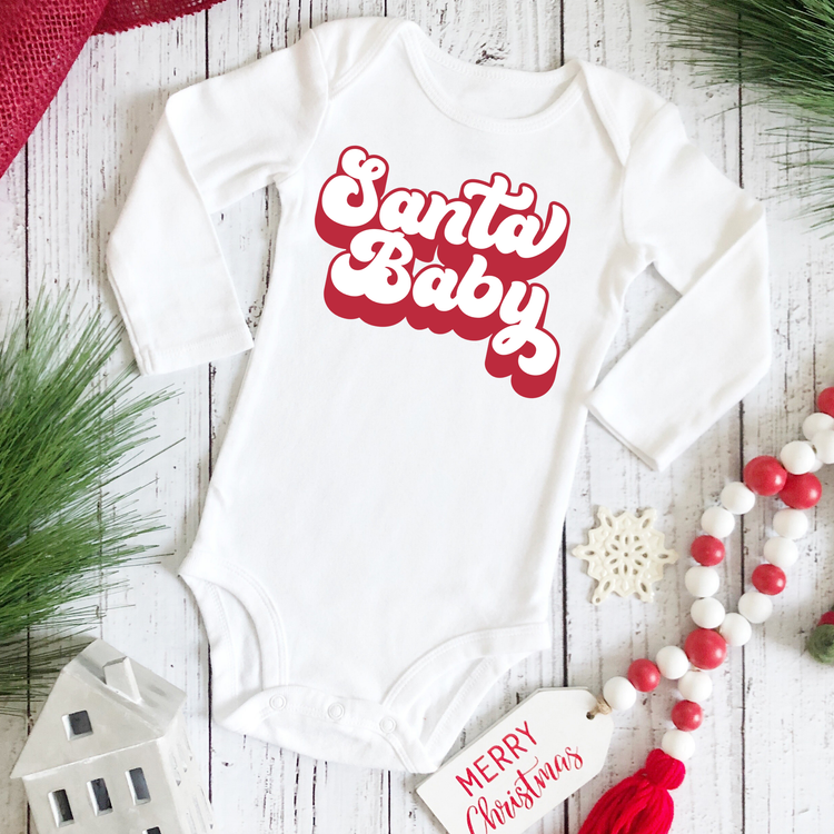 Santa Baby Christmas Onesie