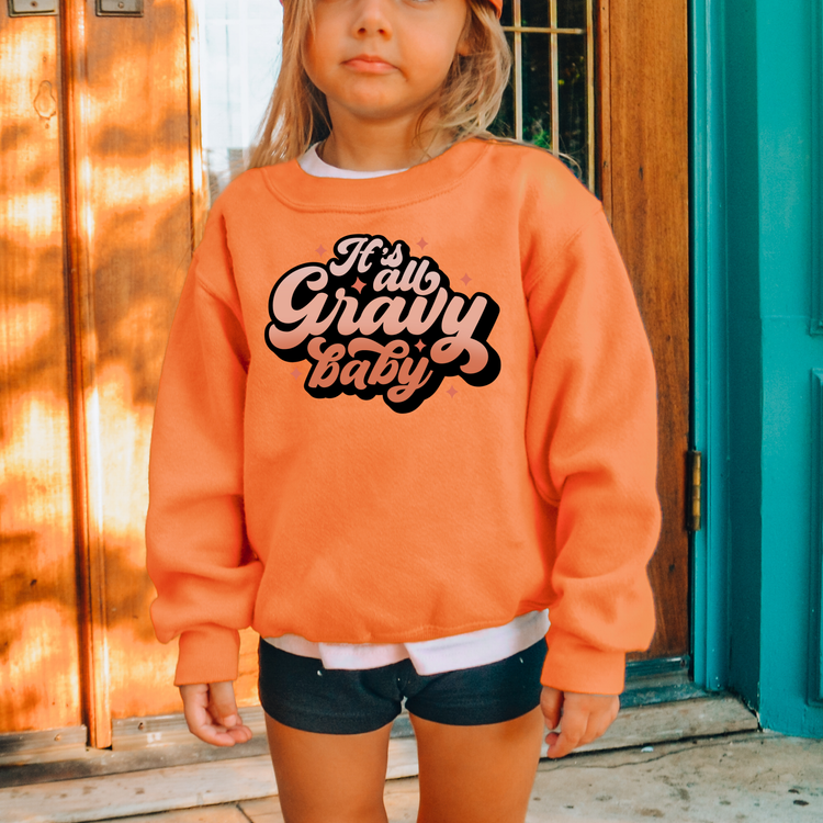 Its All Gravy Baby Kids Sweatshirt