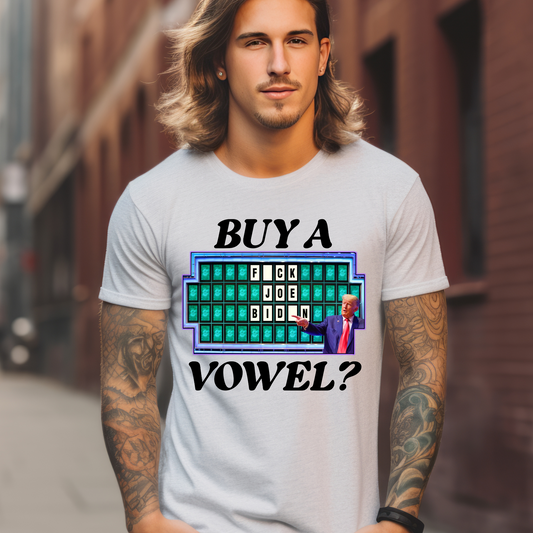 Buy A Vowel? Political Graphic Tee