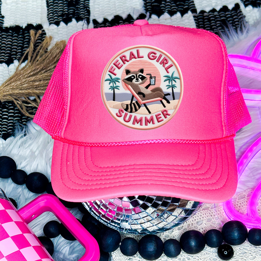 Feral Girl Summer Otto Trucker Hat