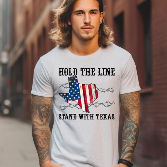 Hold The Line Political Graphic Tee