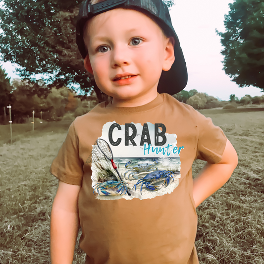 Crab Hunter Kids Summer Graphic Tee