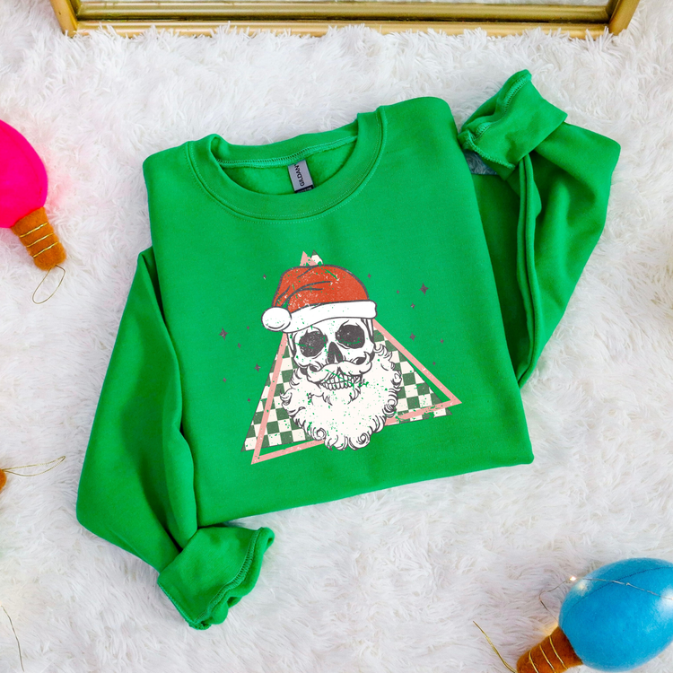 Checkered Christmas Sweatshirt