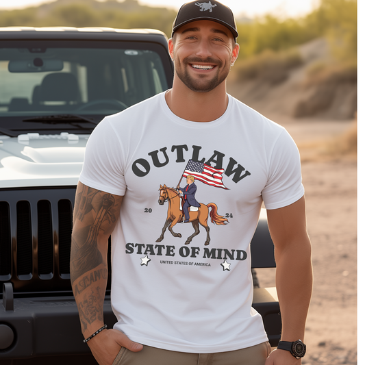 Outlaw Political Graphic Tee