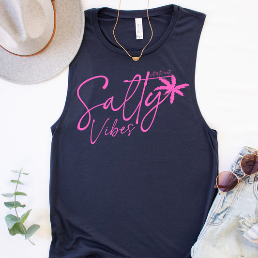 Salty Pink Summer Tank Top