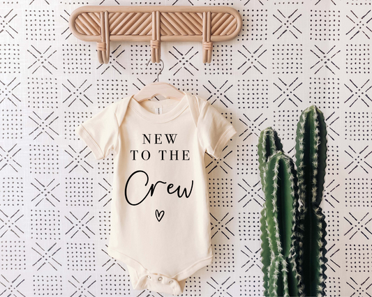 New To The Crew Cursive Onesie®