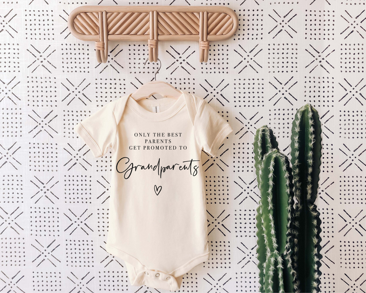 Best Parents Get Promoted To Grandparents Onesie®