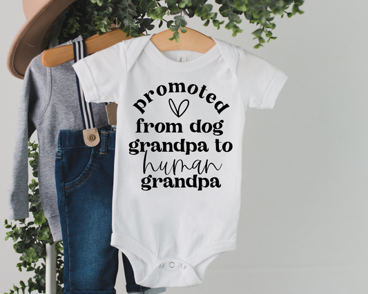 Promoted From Dog Grandpa To Human Grandpa Onesie®