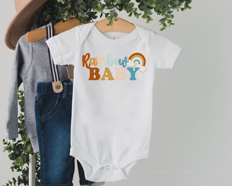 Rainbow Baby Pregnancy Announcement Onesie®