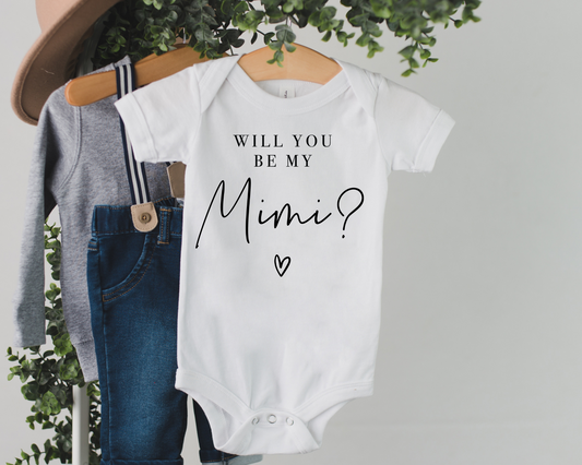 Will You Be My Mimi? Onesie®