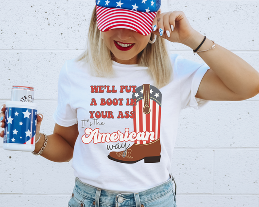 Its The American Way 4th Of July Patriotic Graphic Tee