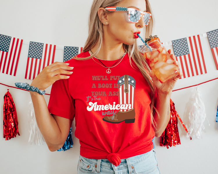 Its The American Way 4th Of July Patriotic Graphic Tee