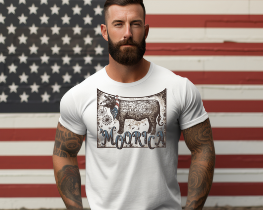 Merica Mens 4th Of July Patriotic Graphic Tee