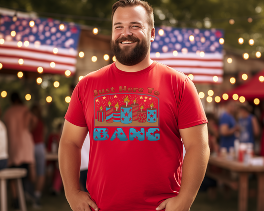 Boom Boom Baby 4th Of July Patriotic Graphic Tee