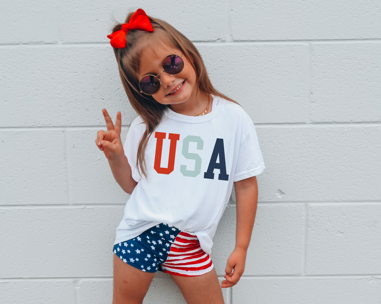 USA Kids 4th Of July Graphic Tee