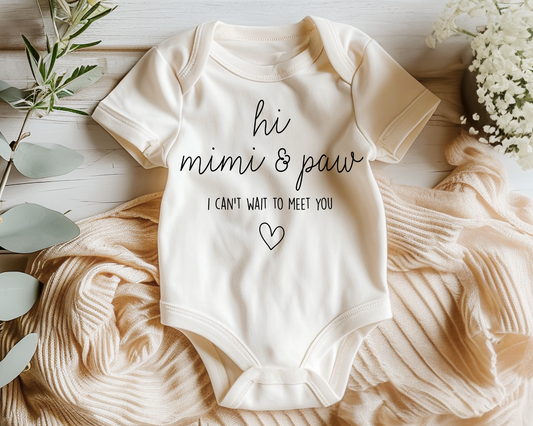 Hi MiMi and Paw Onesie®