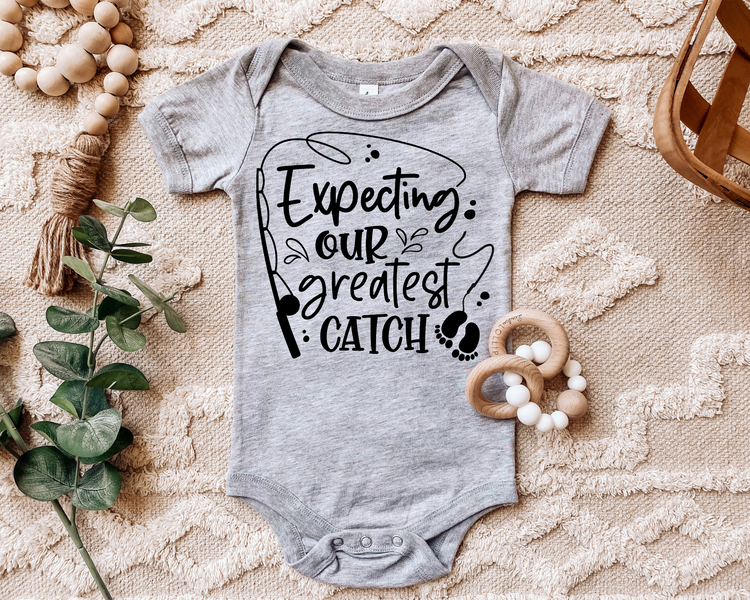 Our Greatest Catch Announcement Onesie®