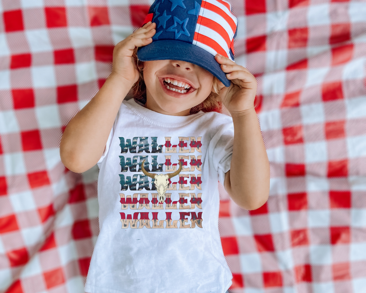 Wallen 4th Of July Kids Graphic Tee