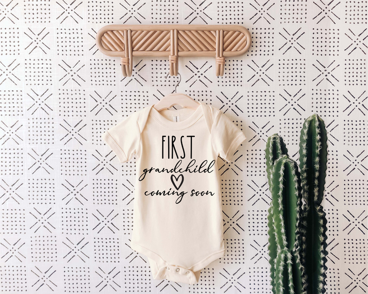 First Grandchild Coming Soon Onesie®