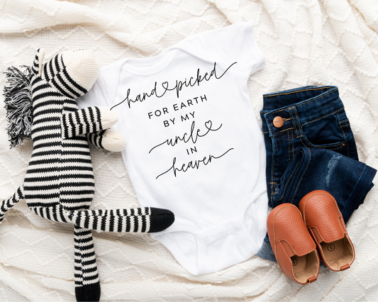 Hand Picked By Uncle In Heaven Onesie®