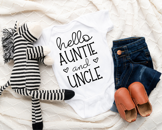 Hello Auntie and Uncle Onesie®